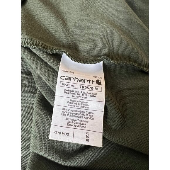 Carhartt Men's Midweight Short-Sleeve Pocket Polo Shirt - Picture 4 of 6